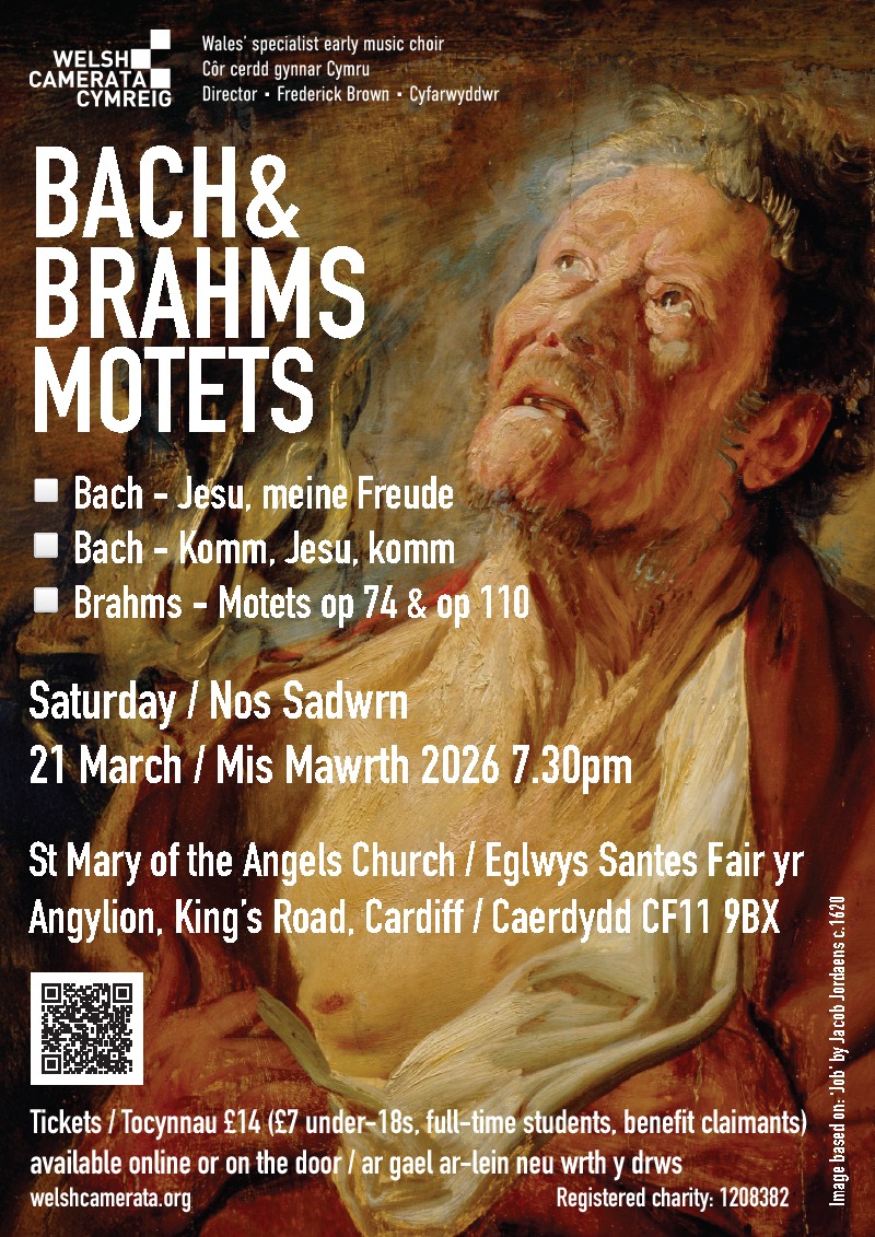 REMINDER: Welsh Camerata concert, 7:30 Saturday 21 March 2026